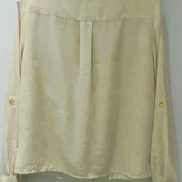 Jones New  York cream Sheer Blouse - Picture 2 of 5